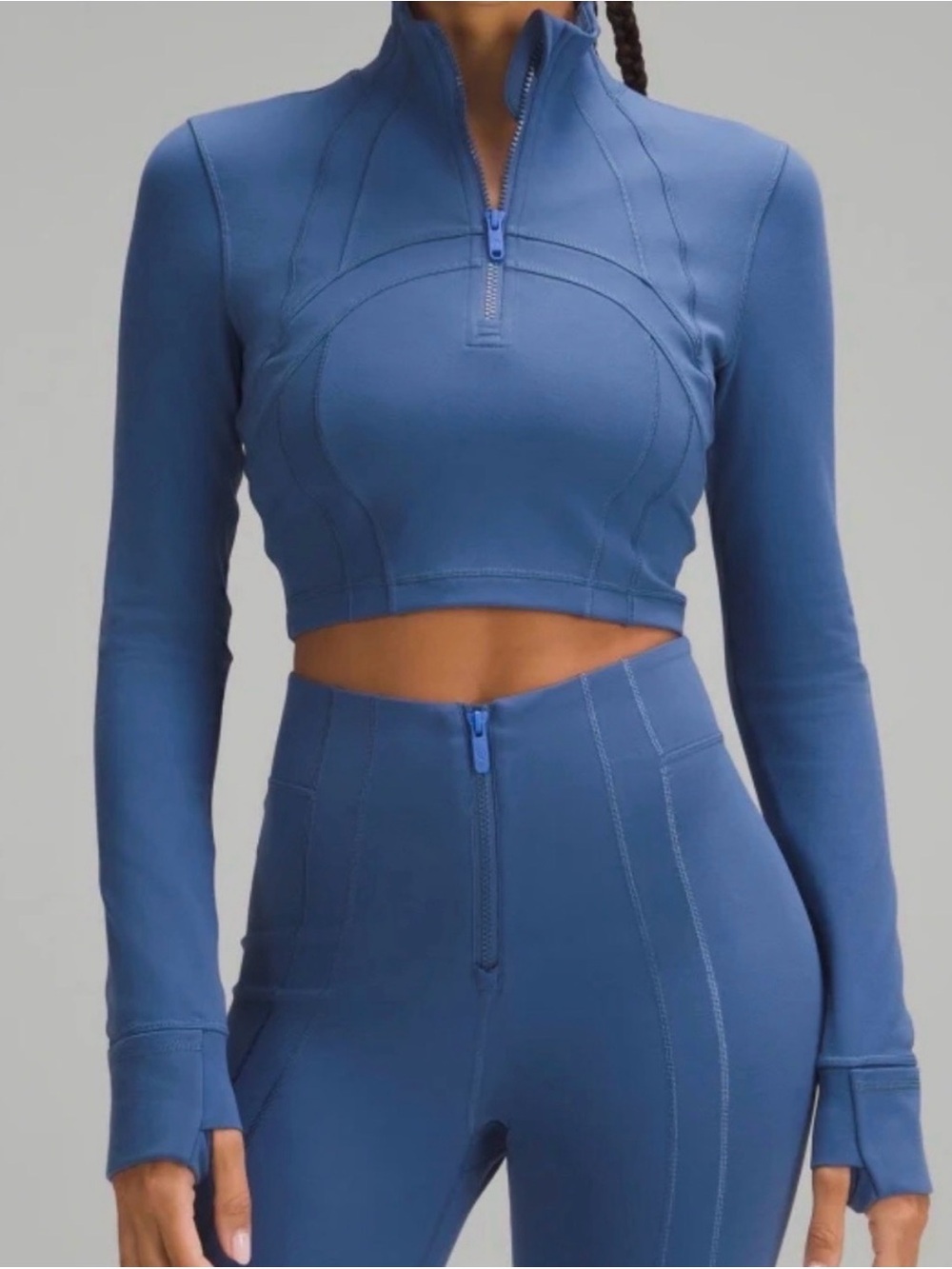 Lululemon Define Cropped Half Zip *Luon
